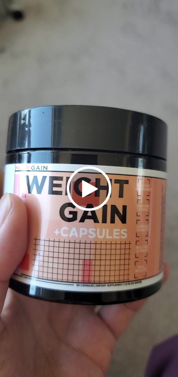 Customer video review of Nutrigain Weight Gain Capsules