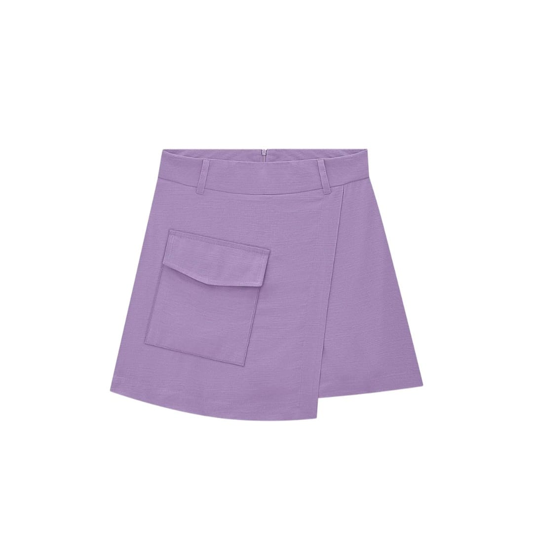 Customer photo review of Short-Saia Cintura Alta em Viscose 70390 Linzzi