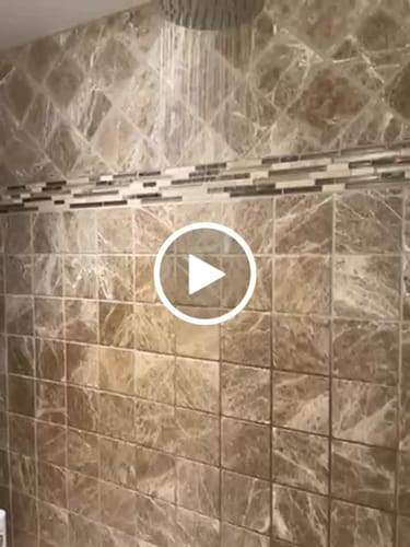 Customer video review of 8 Inch Rain Shower Head