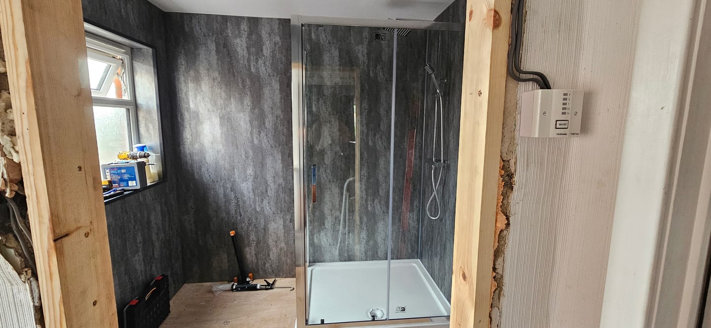 Customer photo review of 10mm Grey Internal Corner Trim