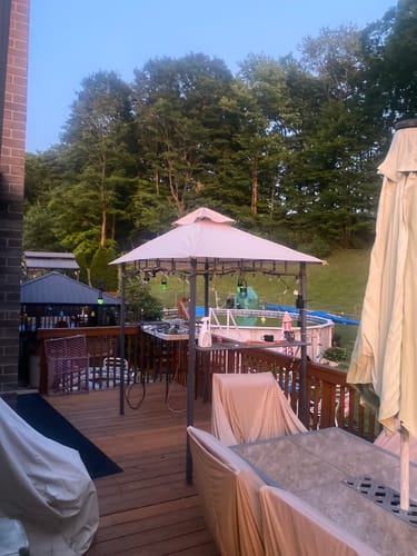 Customer photo review of MASTERCANOPY Grill Gazebo Replacement Canopy Top for Model L-GG001PST-F