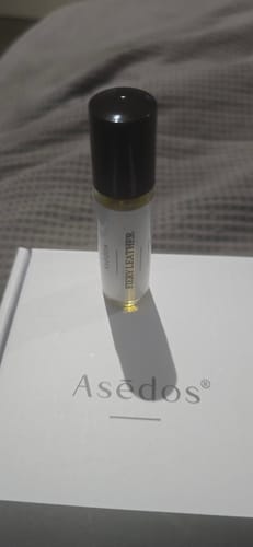 Customer photo review of FIERY LEATHER PERFUME OIL