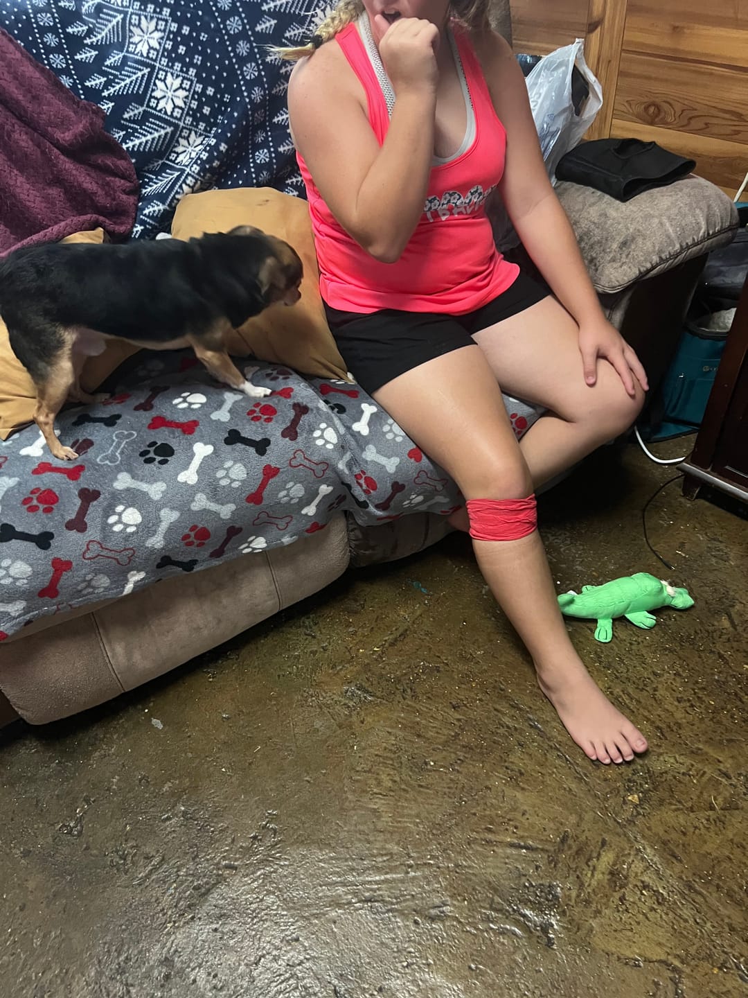 Customer photo review of Icee Tape - Cooling Athletic Tape