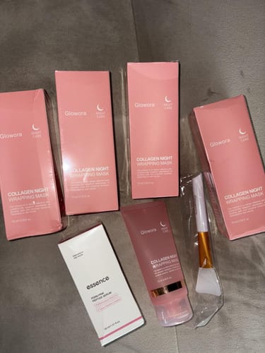 Fotorecensie van een klant over Bio-Collageen Masker + Kwast