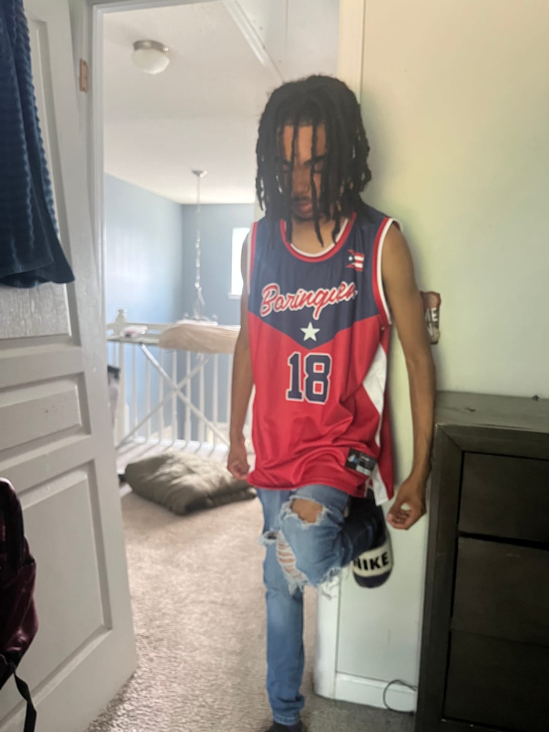 Customer photo review of Puerto Rico Custom Basketball Jersey