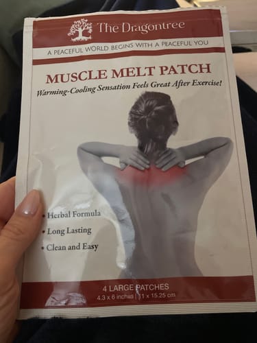 Customer photo review of Muscle Melt Patch (Special Offer)