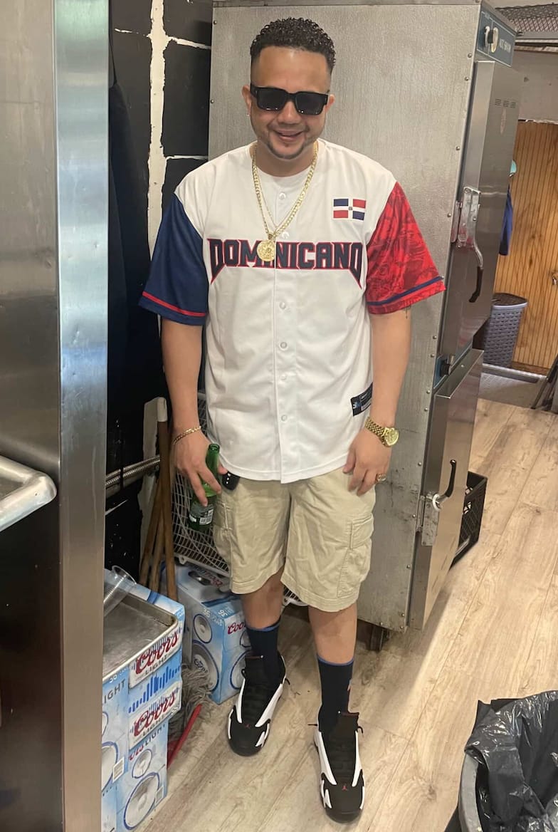 Customer photo review of Dominican Republic Heritage Custom Baseball Jersey