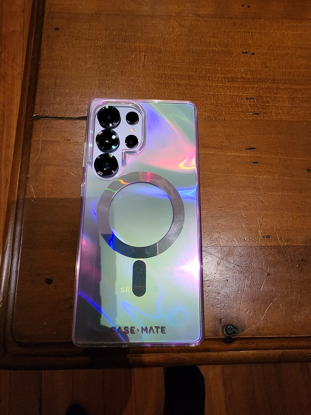 Customer photo review of Soap Bubble Samsung Galaxy S25 Iridescent Case