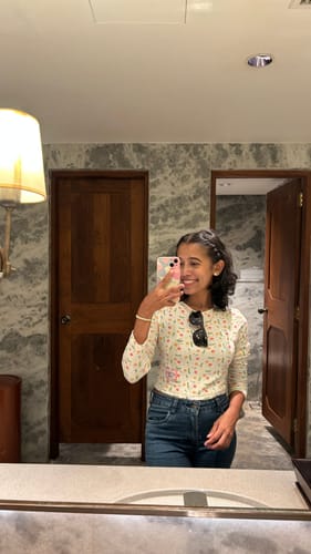 Customer photo review of Wildflower Whirl Top