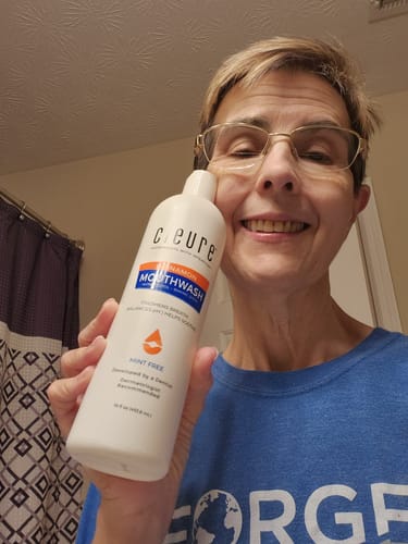 Customer photo review of Mouthwash - Alcohol Free