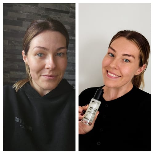 Customer photo review of Self Tan Concentrated Serum Drops - 30ml