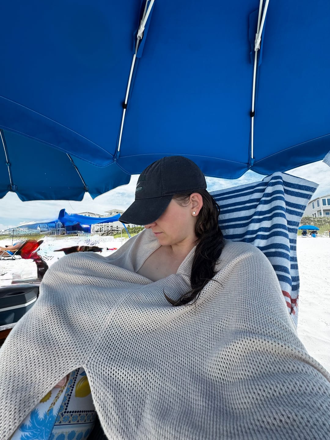 Customer photo review of Nestling Baby™ Nursing Cover