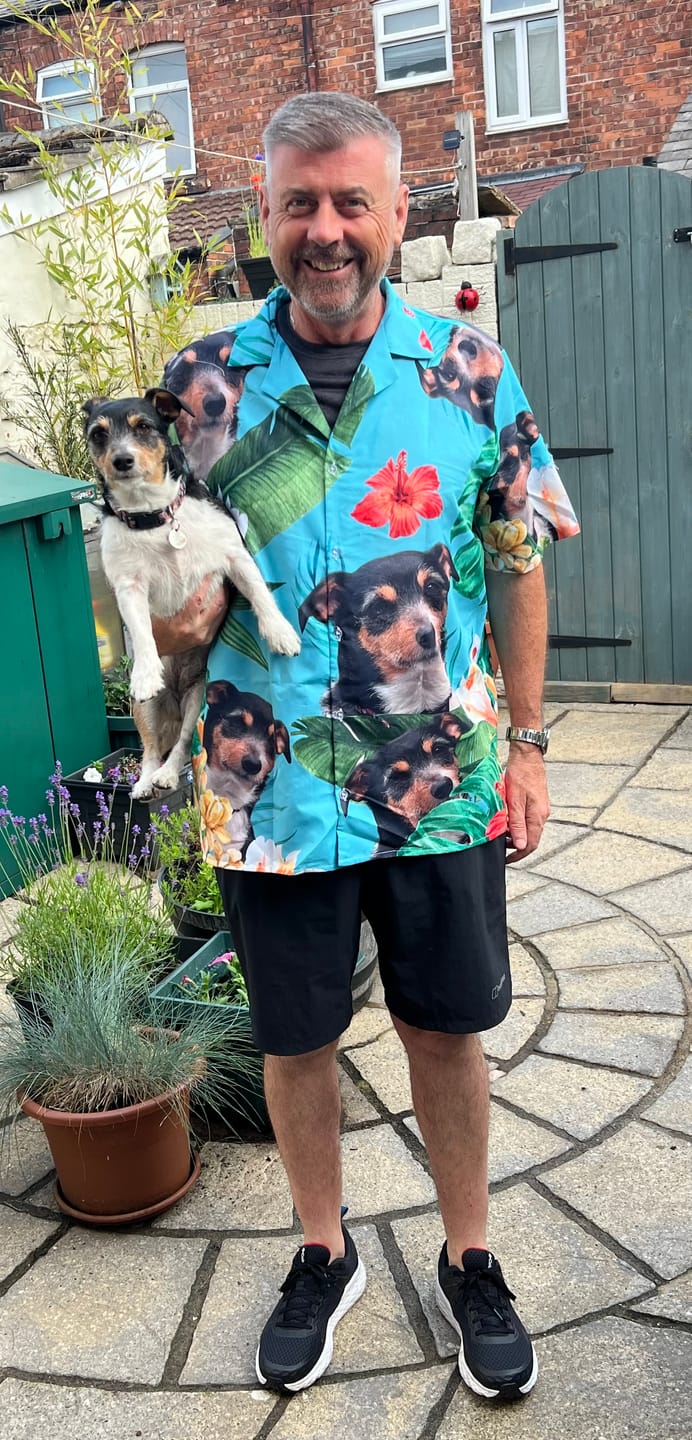 Customer photo review of Your photo - Personalised Hawaiian Shirt
