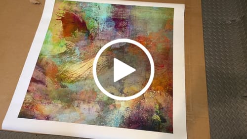 Customer video review of 36x36 Loose Canvas Prints