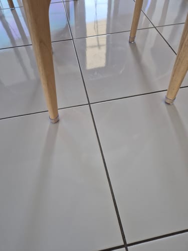 Customer photo review of Round Felt Silicone Chair Leg Protectors | Extra-Durable Chair Floor Protectors