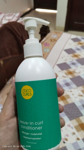Customer photo review of Leave-in Curl Conditioner