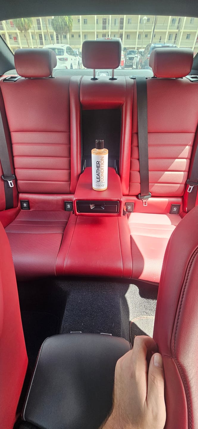 Customer photo review of +Soap Leather Conditioner