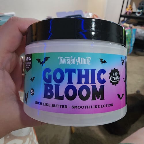 Customer photo review of Gothic Bloom Emulsified Body Butter