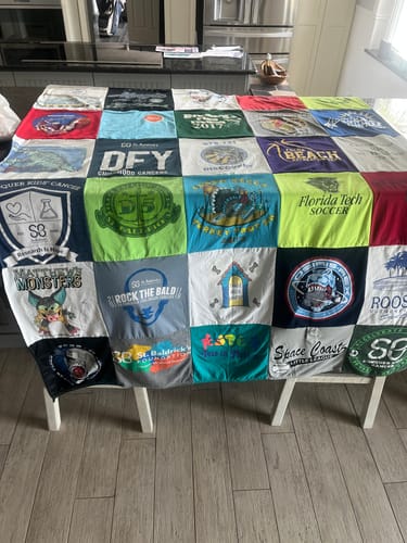 undefined review of Premium T Shirt Quilt image 1 out of 1