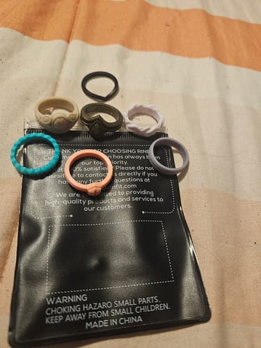 Customer photo review of Mystery Bag - LIMITED EDITION 7 RINGS SET