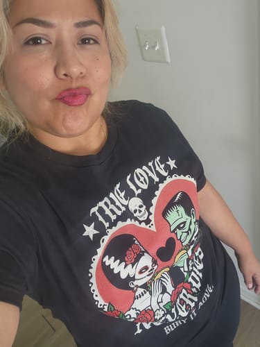 Customer photo review of True Love Never Dies - Bury It Alive Classic T-Shirt