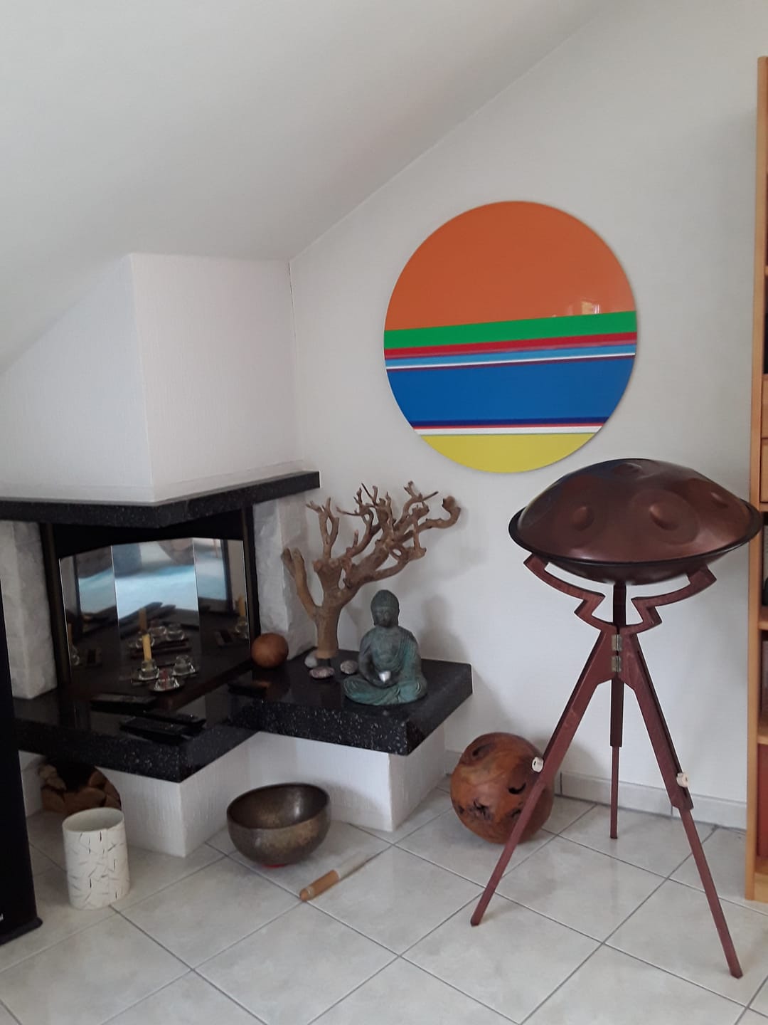 Customer photo review of Katanui Höhenverstellbarer Handpan Ständer aus Holz | RAADINSTRUMENTS