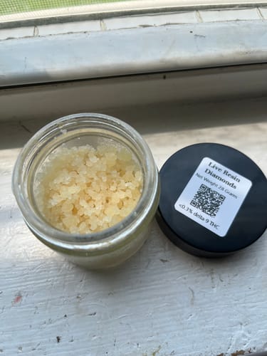 Customer photo review of Live Resin Diamonds