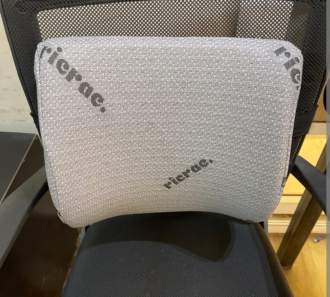 Customer photo review of Back Support Pillow - Rolo
