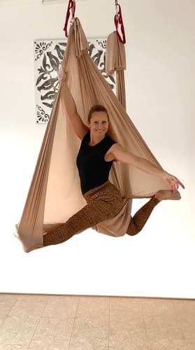 Premium Aerial Yoga Tuch bronze