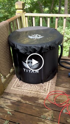 Customer video review of Cold Plunge Chiller Black