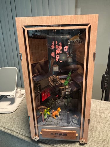 Customer photo review of Kyoto Gion Book Nook Kit