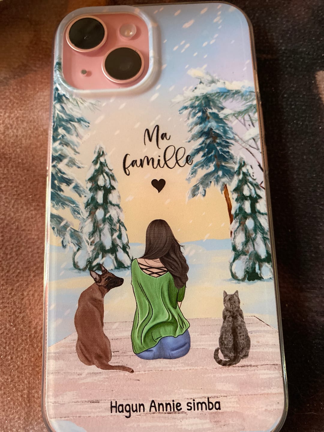 Customer photo review of Meilleurs amis - Coque de téléphone personnalisée