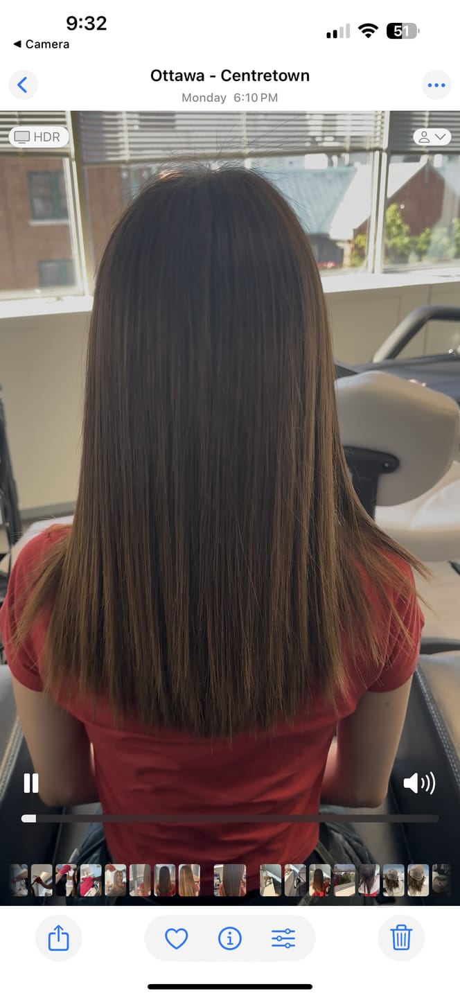 Customer photo review of Nanoplex Arginina™ Color Care Shampoo 1L/1000ml (33.8 fl. oz)