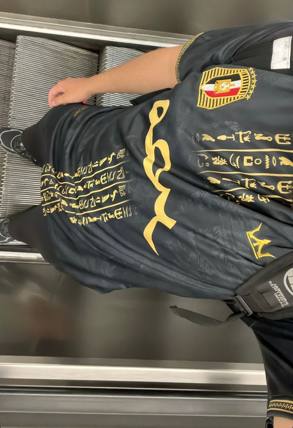 Customer photo review of Egypt Heritage Custom Football Jersey
