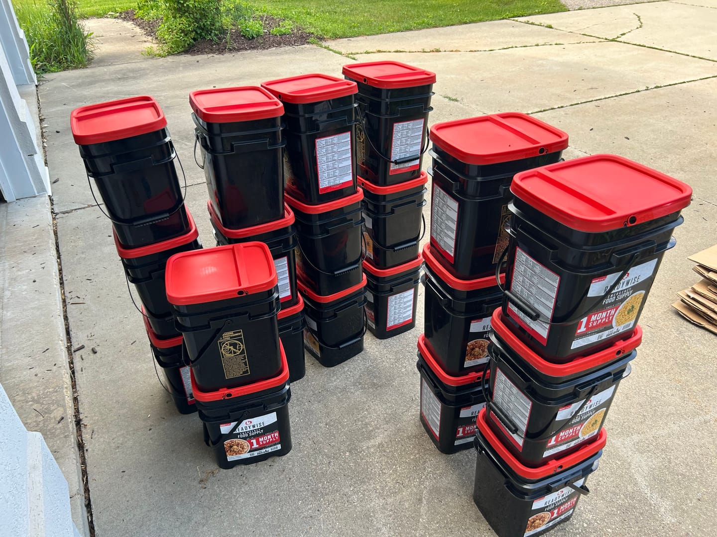 Customer photo review of 1 Year Emergency Food Supply