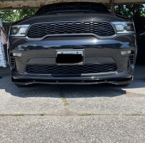 Customer photo review of Front Lip Splitter - 2012-2024 Dodge Durango 3rd Gen