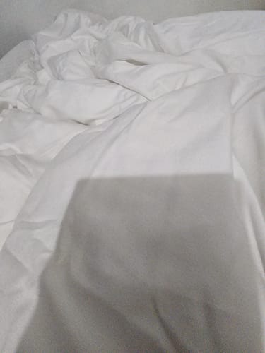 Customer photo review of PLAIN SKY PILLOWCASE