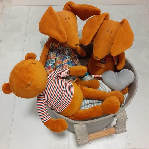 Customer photo review of JERMAINE, L'OURSON - GRAND - TABAC