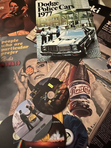 Customer photo review of VINTAGE ADVERTISEMENTS - WALL COLLAGE POSTERS