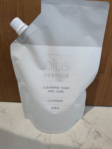 Customer photo review of クレンジングソープ泡ピールケア 詰替用（大容量タイプ）