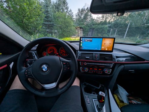 Customer photo review of 12.3'' Android 13 Navigation for BMW 3/ 4er F30 ~ F36 M3 M4 NBT/EVO Carplay