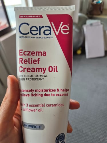 Customer photo review of Eczema Creamy Oil