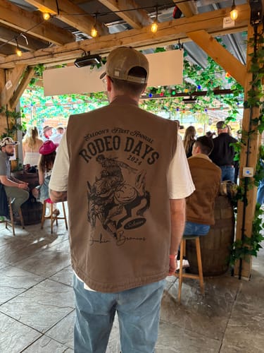 Customer photo review of Annual Rodeo Days - Heavy Canvas Vest