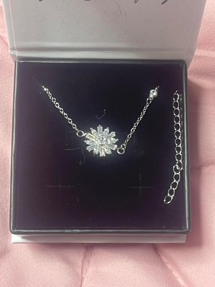 Customer photo review of Astara 18k White Gold Plated Bracelet with Simulated Diamond Crystals