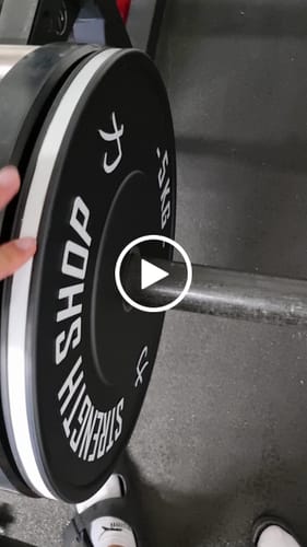 Customer video review of B-WARE Rubber Bumper Plates w/ Colour Coded Stripe, 5kg-25kg or 150kg Set