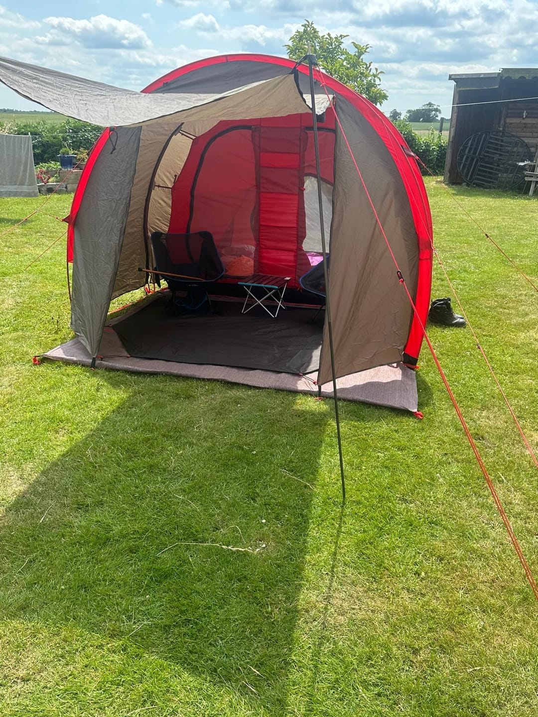 Customer photo review of MotoTent Awning Kit