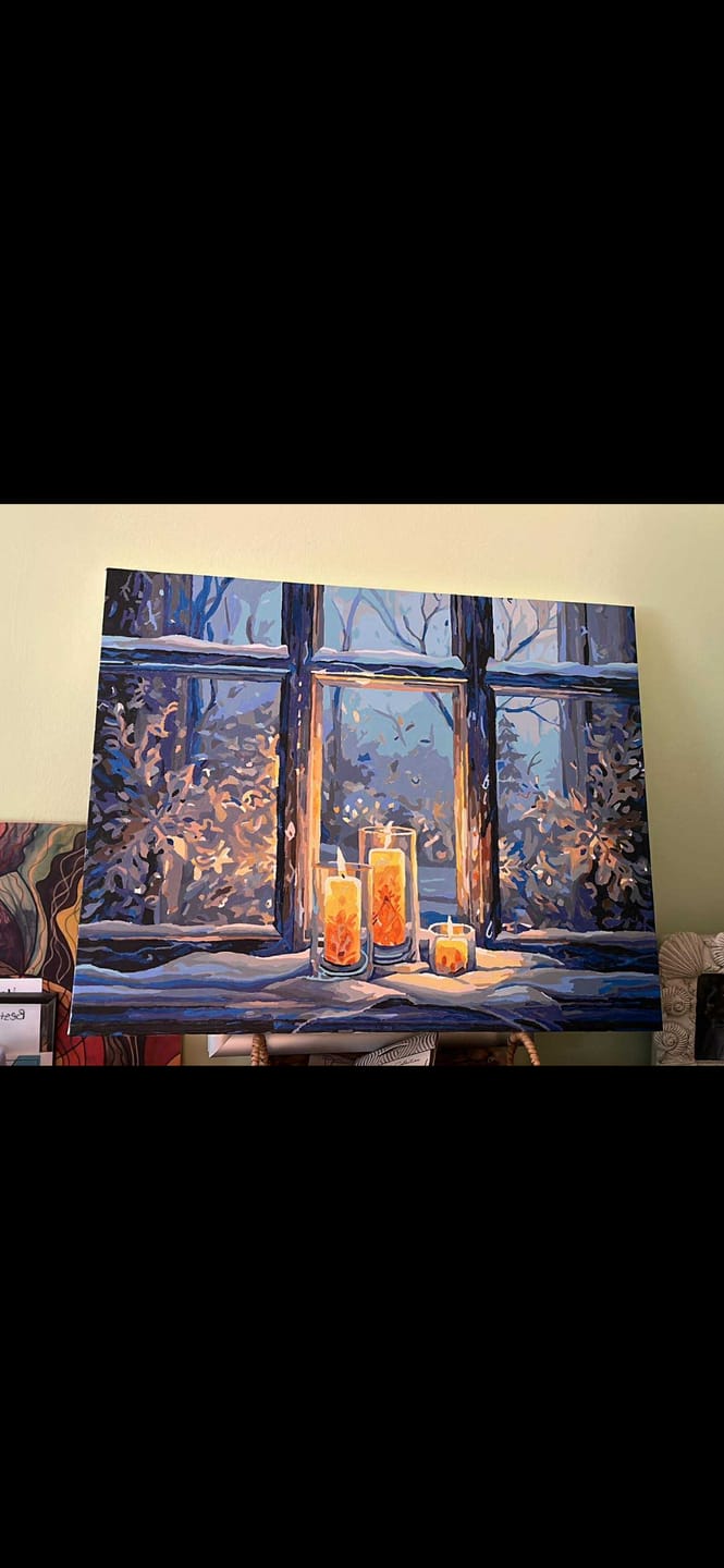 Customer photo review of Snow-Kissed Window