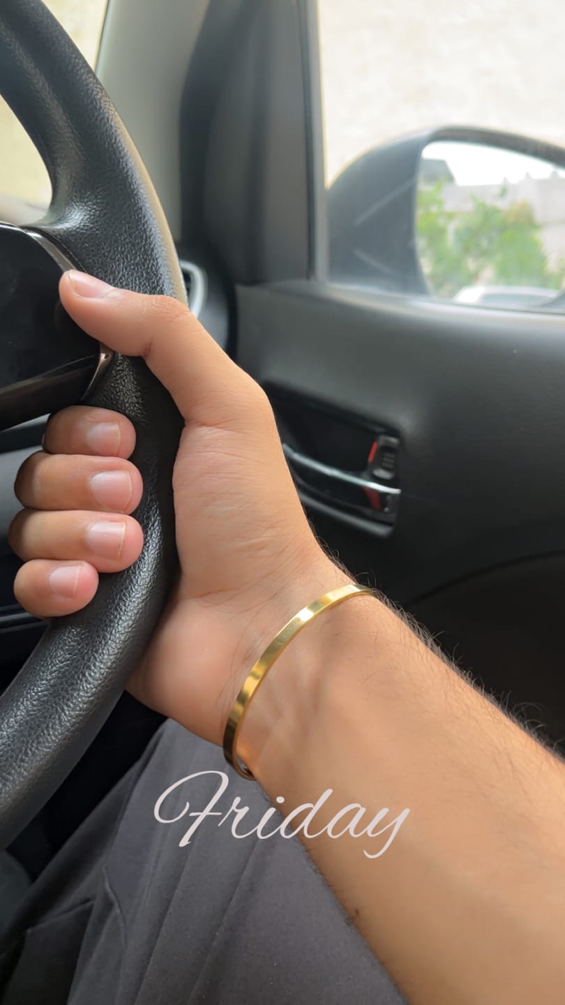 Customer photo review of Personalised Classic Bracelet