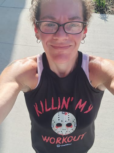Customer photo review of Killin' My Workout - Digital Print