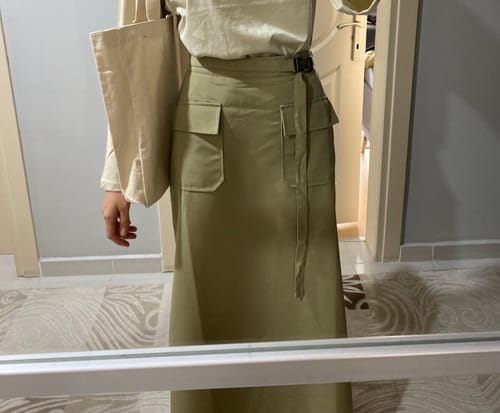 Customer photo review of Kapak Cepli Soft Haki Evaze Etek